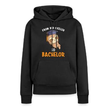 Bachelor 2023 du refroidisseur de lit au célibataire - Sweat à capuche Premium bio Femme - noir - Devant - Julia (174cm)