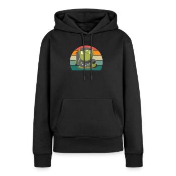 Orc Orc Fortress Orc Weapon Cruel Orc Fantasy Orc - Women’s Premium Organic Hoodie - black - Front - Julia (174cm)