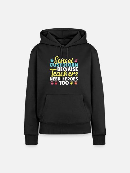 Schulbeamte - Frauen Premium Bio Hoodie - Schwarz