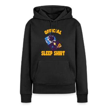 Gute Nacht - Frauen Premium Bio Hoodie - Schwarz - Vorne - Julia (174cm)