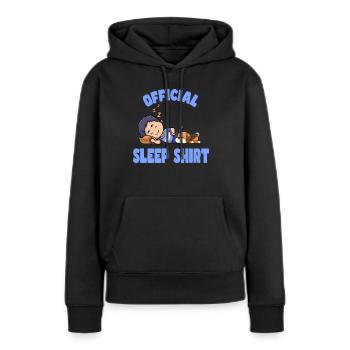 Gute Nacht - Frauen Premium Bio Hoodie - Schwarz - Vorne - Julia (174cm)