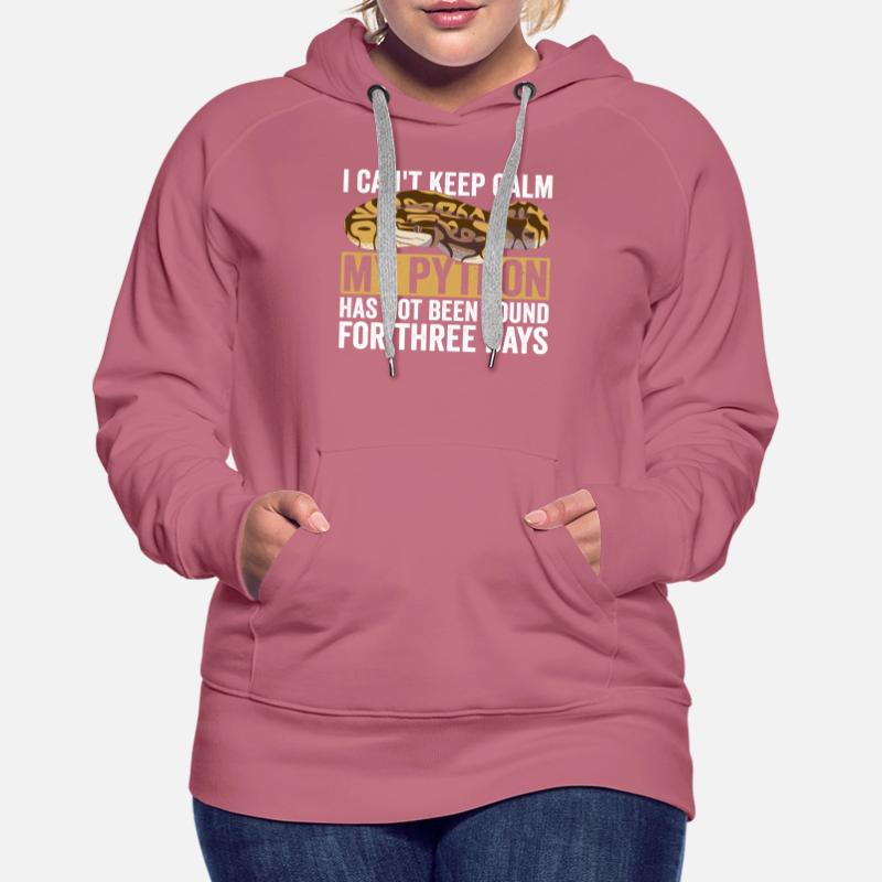 Königspython Bananenkugel Python Frauen Premium Bio Hoodie