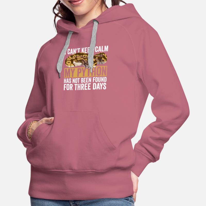 Königspython Banana Ball Python Women’s Premium Organic Hoodie