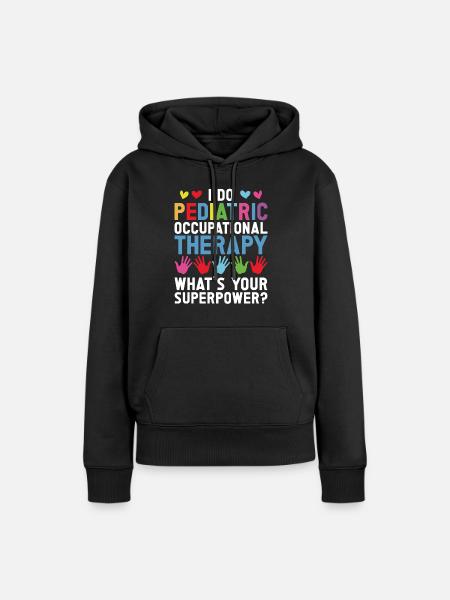 Kinderkrankenschwester - Frauen Premium Bio Hoodie - Schwarz