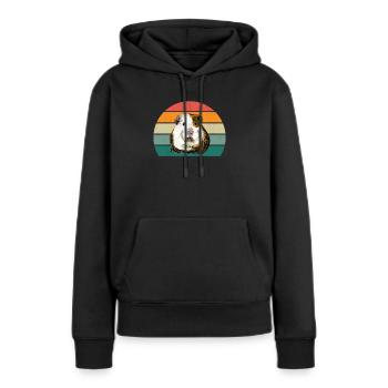 Guinea pig guinea pig mom guinea pig - Women’s Premium Organic Hoodie - black - Front - Julia (174cm)