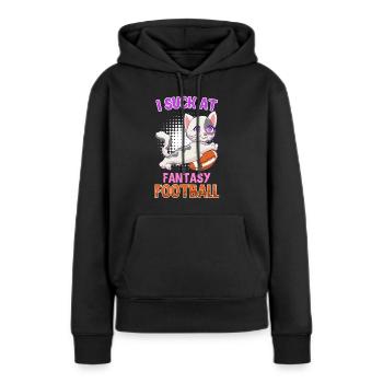 Fantasy Football Verlierer - Frauen Premium Bio Hoodie - Schwarz - Vorne - Julia (174cm)