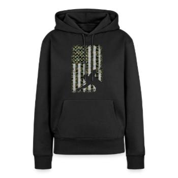 Billiards Pool Player Ball - Women’s Premium Organic Hoodie - black - Front - Julia (174cm)