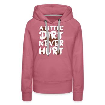 Dirt Bike Moto Motocross Biker - Sweat à capuche Premium bio Femme - mauve - Devant - Isabella (175cm)