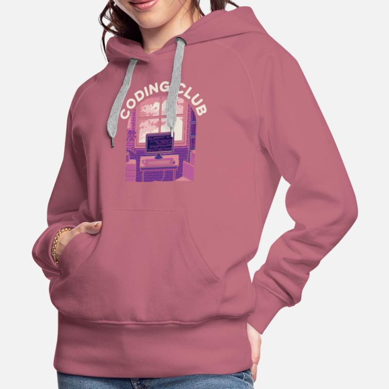 Association des programmeurs de développeurs codeurs Sweat à capuche Premium bio Femme