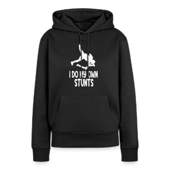 Scooter Scooter Scooter Cadeau - Sweat à capuche Premium bio Femme - noir - Devant - Julia (174cm)