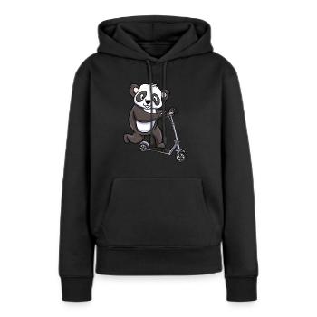 Scooter Scooter Scooter Cadeau - Sweat à capuche Premium bio Femme - noir - Devant - Julia (174cm)