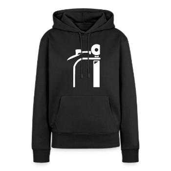 Scooter Scooter Scooter Cadeau - Sweat à capuche Premium bio Femme - noir - Devant - Julia (174cm)