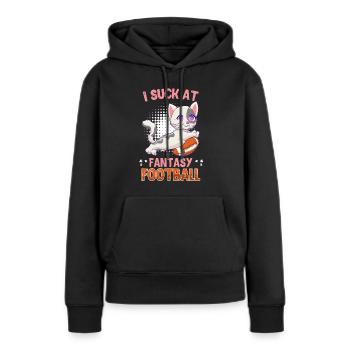 Fantasy Football Verlierer - Frauen Premium Bio Hoodie - Schwarz - Vorne - Julia (174cm)