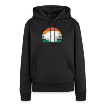 Kocher Koch Köchin Küche Restaurant Bar Bistro - Frauen Premium Bio Hoodie - Schwarz - Vorne - Julia (174cm)