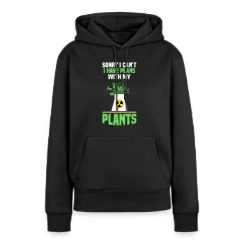 Kernenergie Atomkraftwerk Nuklear Radioaktiv - Frauen Premium Bio Hoodie - Schwarz - Vorne - Julia (174cm)