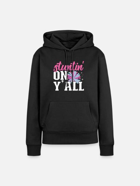 Cheerleader - Frauen Premium Bio Hoodie - Schwarz