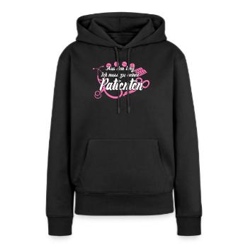 Krankenschwester Krankenpflegerin - Frauen Premium Bio Hoodie - Schwarz - Vorne - Julia (174cm)