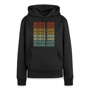 Breaking Guard Jiu Jitsu Breaking Guard - Frauen Premium Bio Hoodie - Schwarz - Vorne - Julia (174cm)