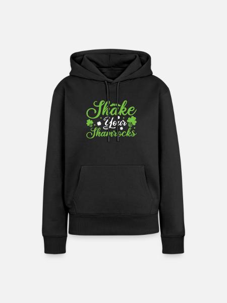 Irischer Tanz - Frauen Premium Bio Hoodie - Schwarz