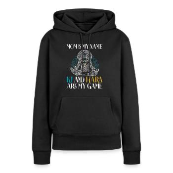 Chakra Heilung Und Reiki - Frauen Premium Bio Hoodie - Schwarz - Vorne - Julia (174cm)
