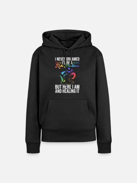 Reiki Praktiker Und Energie - Frauen Premium Bio Hoodie - Schwarz