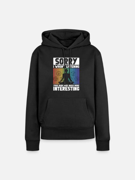 Reiki - Frauen Premium Bio Hoodie - Schwarz