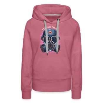 Liebe liegt in der Luft Anti Valentinstag Idee Gas Ma - Frauen Premium Bio Hoodie - Malve - Vorne - Isabella (175cm)