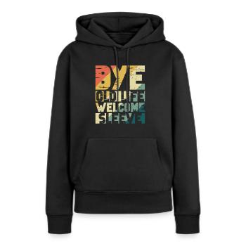 Magenbypass Bypass Gewichtsverlustchirurgie - Frauen Premium Bio Hoodie - Schwarz - Vorne - Julia (174cm)