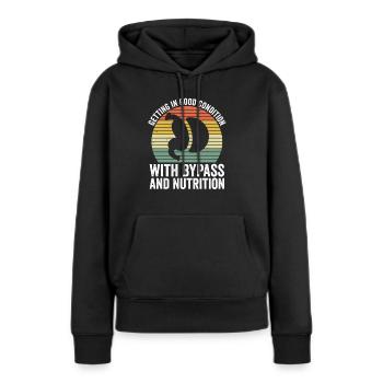 Adipositaschirurgie Gewichtsverlustchirurgie - Frauen Premium Bio Hoodie - Schwarz - Vorne - Julia (174cm)