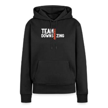 Abnehmen Gewichtsverlust Operation - Frauen Premium Bio Hoodie - Schwarz - Vorne - Julia (174cm)