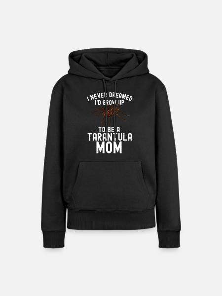 Tarantel - Frauen Premium Bio Hoodie - Schwarz