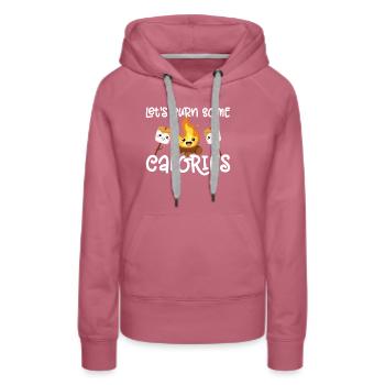 Marshmallow S'more - Women’s Premium Organic Hoodie - mauve - Front - Isabella (175cm)