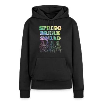 Spring Break Squad Sommerferien Spring Break - Frauen Premium Bio Hoodie - Schwarz - Vorne - Julia (174cm)