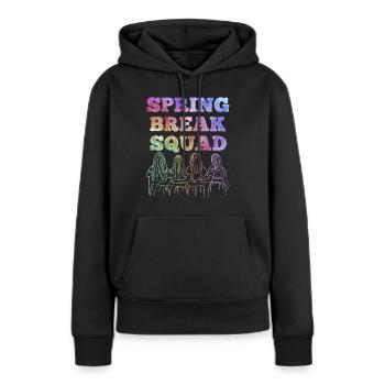 Spring Break Squad Sommerferien Spring Break - Frauen Premium Bio Hoodie - Schwarz - Vorne - Julia (174cm)