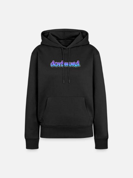 Dortmund - Frauen Premium Bio Hoodie - Schwarz
