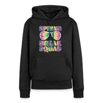 Spring Break Squad Sommerferien Spring Break - Frauen Premium Bio Hoodie - Schwarz - Vorne - Julia (174cm)