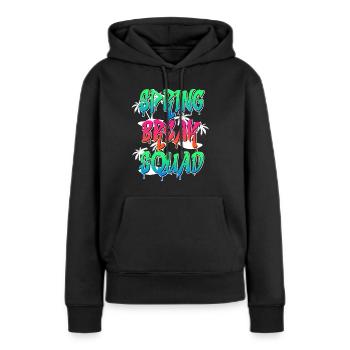 Spring Break Squad Sommerferien Spring Break - Frauen Premium Bio Hoodie - Schwarz - Vorne - Julia (174cm)