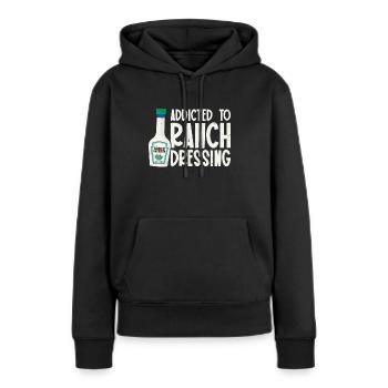 Ranch -Dressing -Ranch -Salatdressing - Frauen Premium Bio Hoodie - Schwarz - Vorne - Julia (174cm)