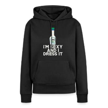 Ranch -Dressing -Ranch -Salatdressing - Frauen Premium Bio Hoodie - Schwarz - Vorne - Julia (174cm)