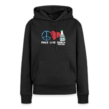Ranch -Dressing -Ranch -Salatdressing - Frauen Premium Bio Hoodie - Schwarz - Vorne - Julia (174cm)