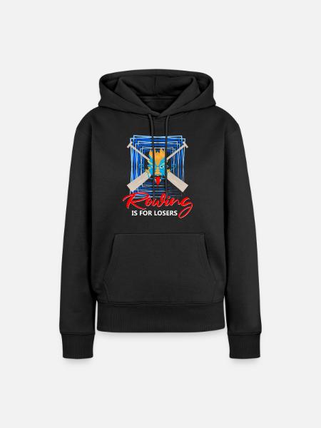 Chinesisches Bootsrennen für Drachenboot-Trainer - Frauen Premium Bio Hoodie - Schwarz