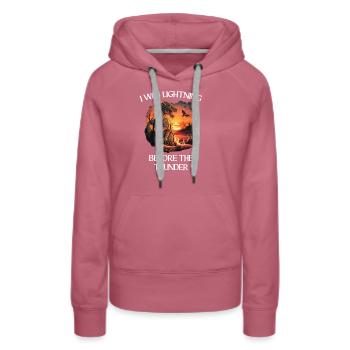 Créatures mythiques Dragon Cadeau Hommes Dragon pour un - Sweat à capuche Premium bio Femme - mauve - Devant - Isabella (175cm)