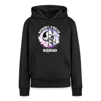 Spring Break Squad Sommerurlaub Spring Break - Frauen Premium Bio Hoodie - Schwarz - Vorne - Julia (174cm)