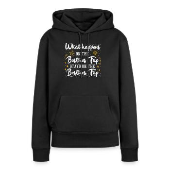 Beasties Trip Vacances avec des amis Spring Break - Sweat à capuche Premium bio Femme - noir - Devant - Julia (174cm)