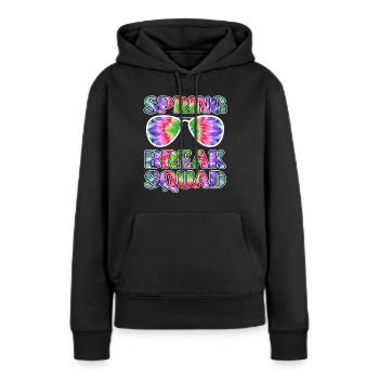 Spring Break Squad Sommerferien Spring Break - Frauen Premium Bio Hoodie - Schwarz - Vorne - Julia (174cm)
