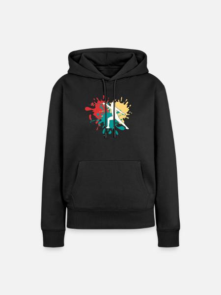 Escrime - Sweat à capuche Premium bio Femme - noir