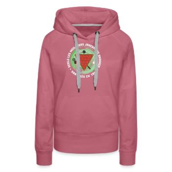French snooker player born 1946 - Women’s Premium Organic Hoodie - mauve - Front - Isabella (175cm)
