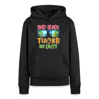 Second Class Class Class Teachers on Vacation Teachers - Women’s Premium Organic Hoodie - black - Front - Julia (174cm)