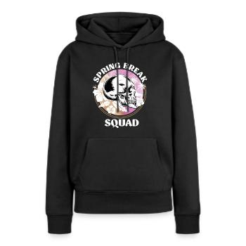 Spring Break Squad Sommerurlaub Spring Break - Frauen Premium Bio Hoodie - Schwarz - Vorne - Julia (174cm)