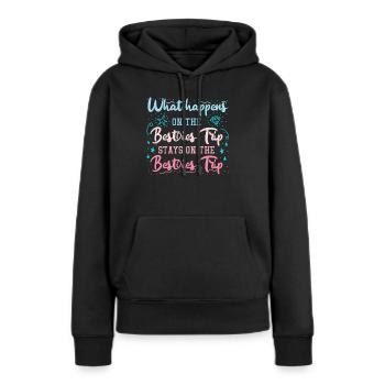 Beasties Trip Vacances avec des amis Spring Break - Sweat à capuche Premium bio Femme - noir - Devant - Julia (174cm)